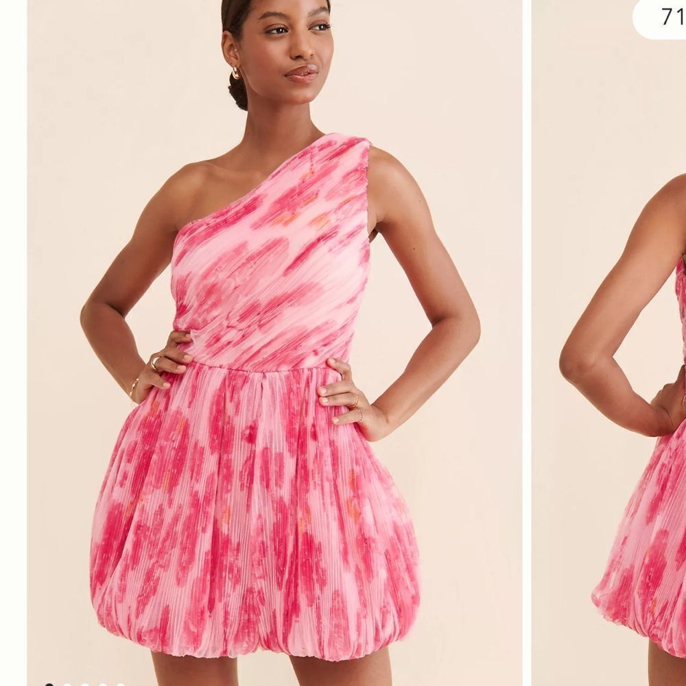 Hutch One-Shoulder Floral Romper-MM1